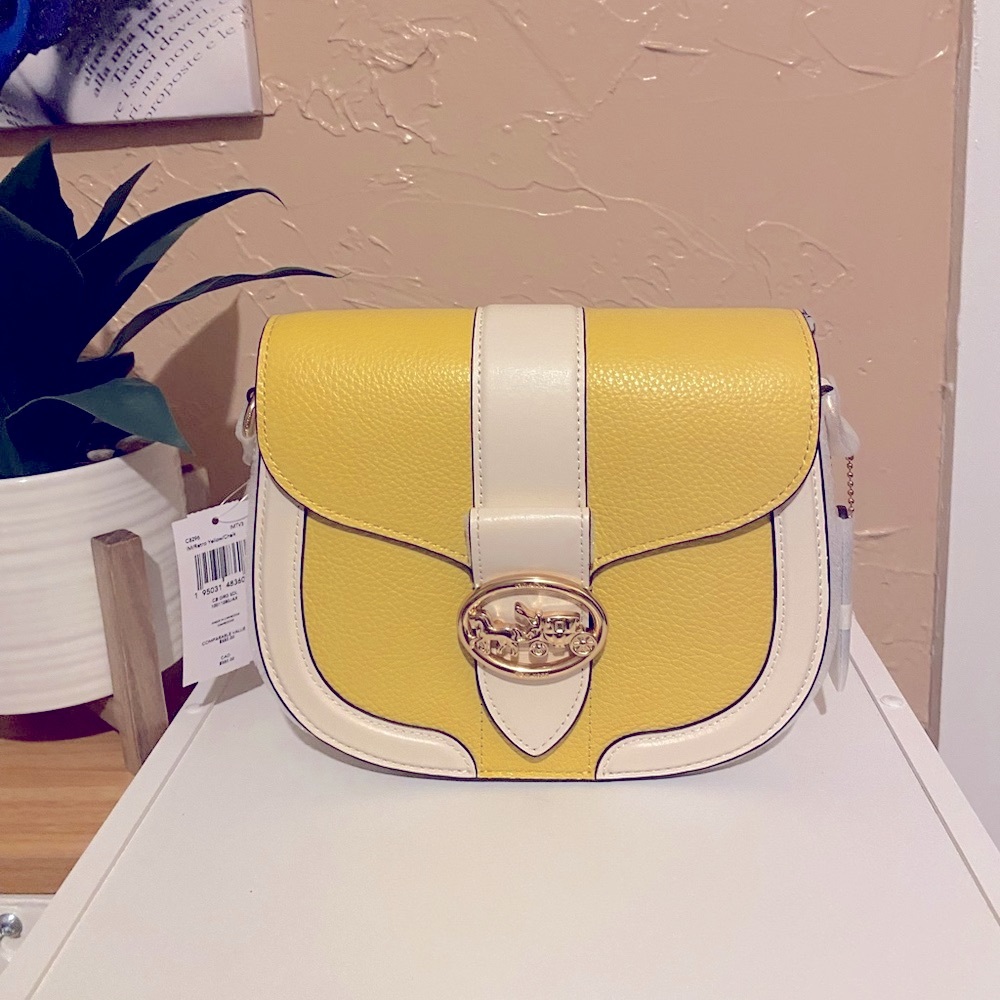 COPY - Coach Georgie Saddle Bag In Color Block